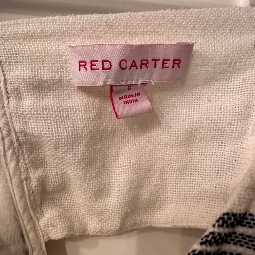 GUC Red Carter Rosa Caftan Striped Swim Coverup - Picture 4 of 8